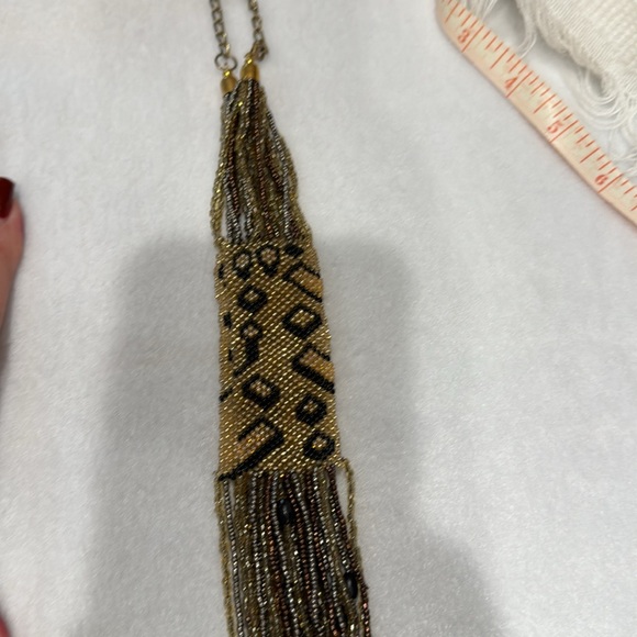 Aztec Native American multi strand beaded Necklace!  EUC!  No call outs! - Picture 9 of 10